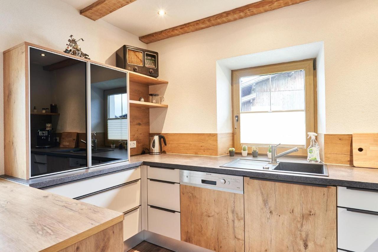 Ferienwohnung Schatz Breitenwang Exteriör bild